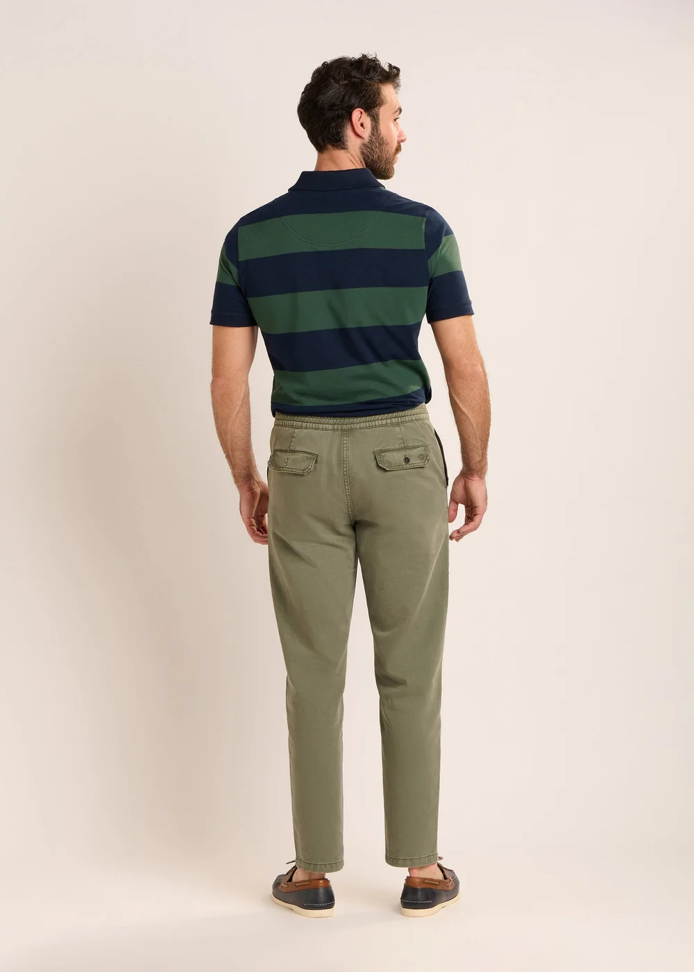 Brakeburn Khaki Dodworth Chino Trousers - 32 Image 2