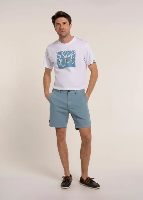 Brakeburn Blue Danehills Chino Shorts - 36 Image 4