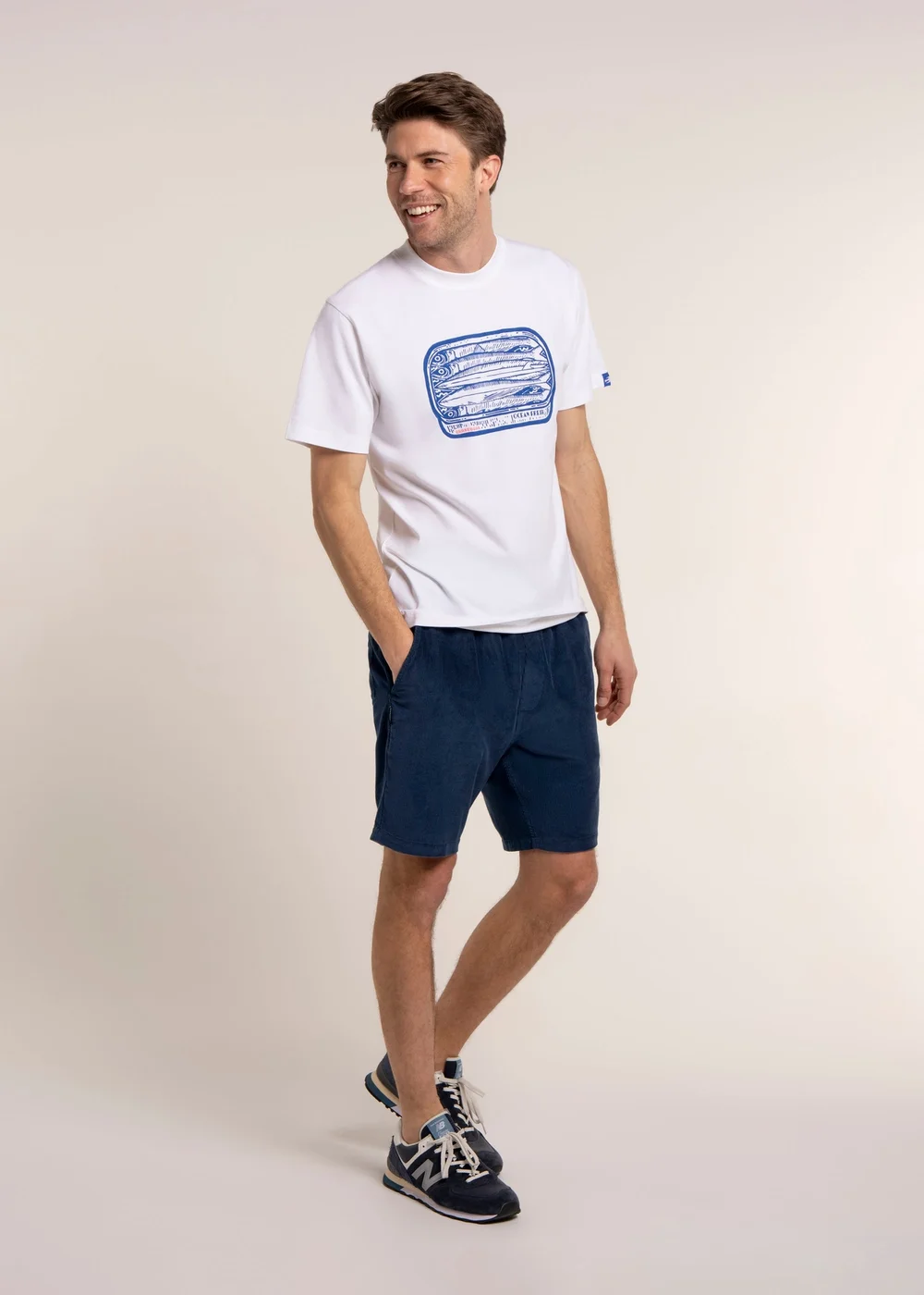 Brakeburn Blue Dalham Cord Shorts - 32 Image 4