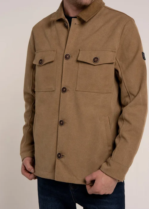 Brakeburn Brown Newchurch Canvas Shacket - XL Image 4