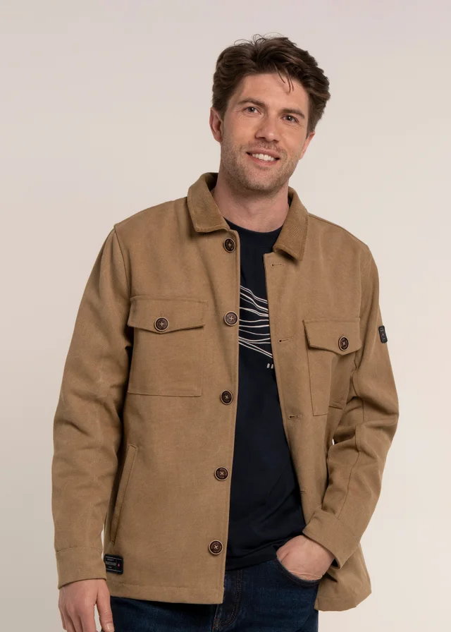 Brakeburn Brown Newchurch Canvas Shacket