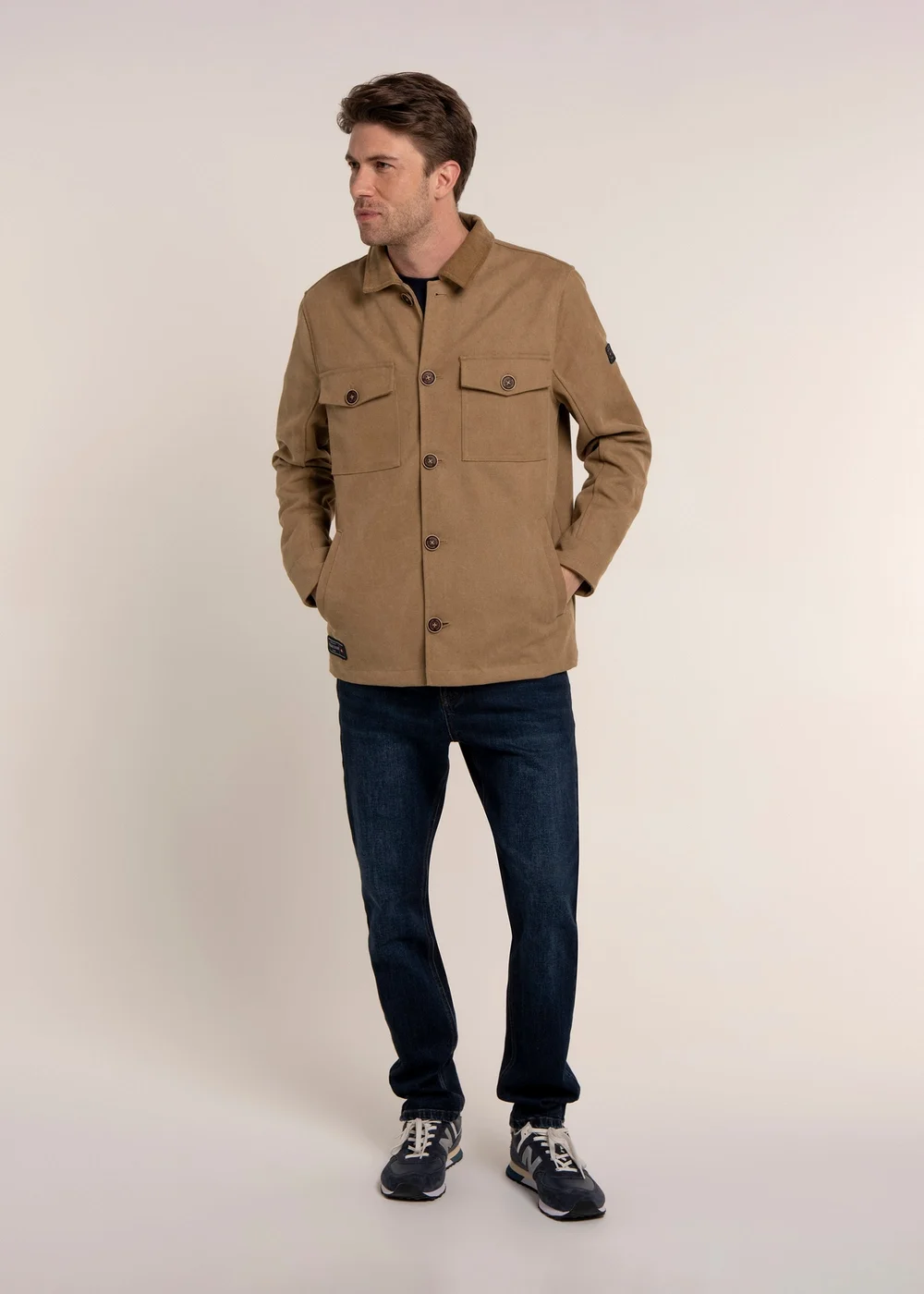 Brakeburn Brown Newchurch Canvas Shacket - XL Image 3