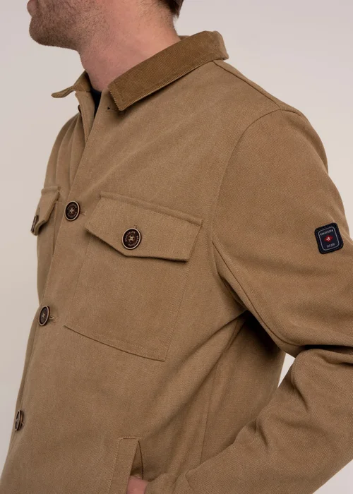 Brakeburn Brown Newchurch Canvas Shacket - XL Image 5