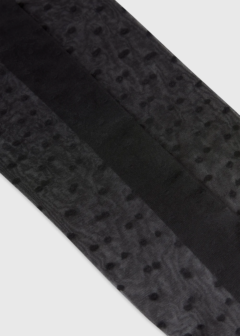 Black Polka Dot Tights - Small Image 2