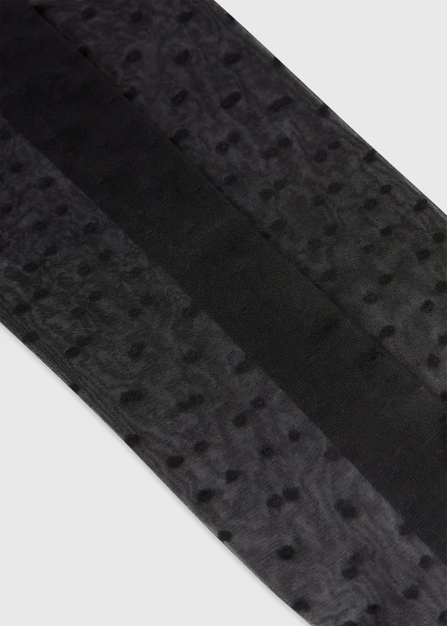 Black Polka Dot Tights