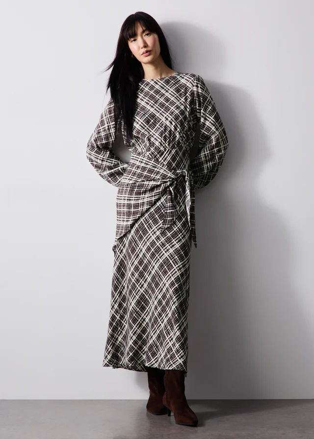 Tie Waist Midi Dress