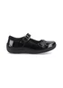 Hush Puppies Black Julie Ballerina Patent (4-10 Years) - Size 13 Infants Footwear Image 1