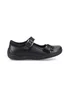 Hush Puppies Black Julie Ballerina Jnr (4–10 Years) - Size 10 Infant Image 1