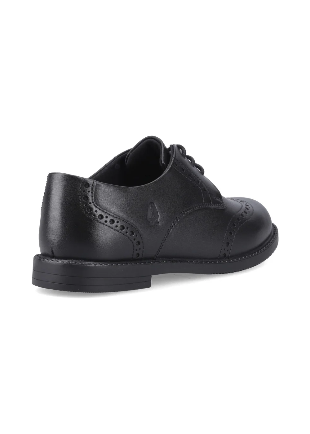 Hush Puppies Black Ava Brogue Sneaker (10-15 Years) - Size 6 Infants Footwear Image 3