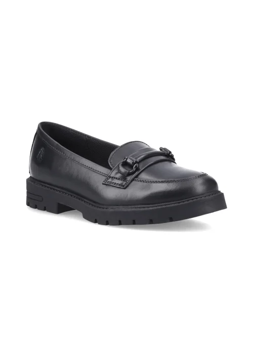 Hush Puppies Black Hazel Snaffle Loafer (7-15 Years) - Size 4 Infants Footwear Image 2