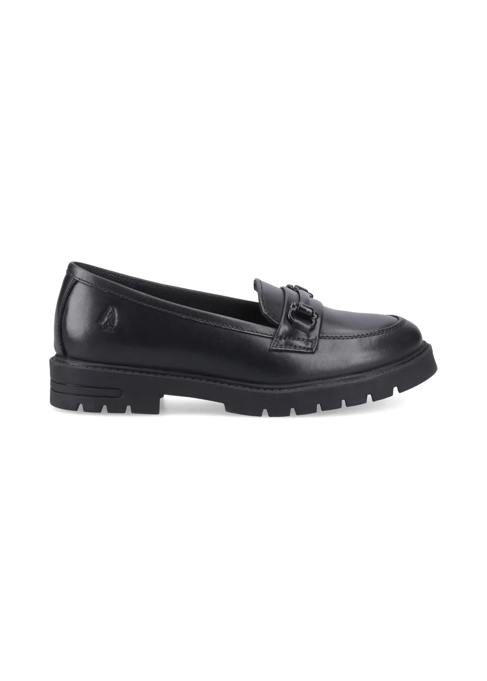Hush Puppies Black Hazel Snaffle Loafer (7-15 Years) - Size 4 Infants Footwear Image 1