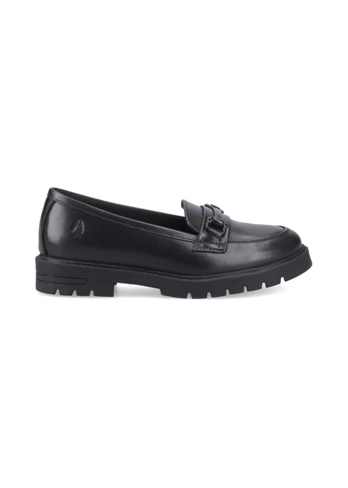Hush Puppies Black Hazel Snaffle Loafer (7-15 Years) - Size 4 Infants Footwear Image 1