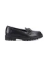Hush Puppies Black Hazel Snaffle Loafer (7-15 Years) - Size 4 Infants Footwear Image 1