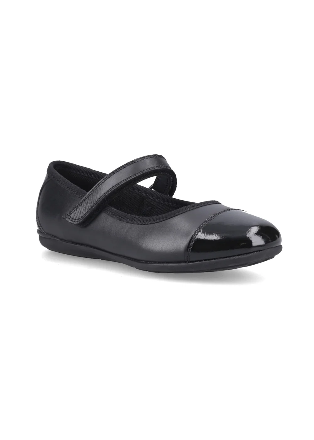 Hush Puppies Black Lottie Ballerina Jnr (4-10 Years) - Size 11 Infants Footwear Image 2
