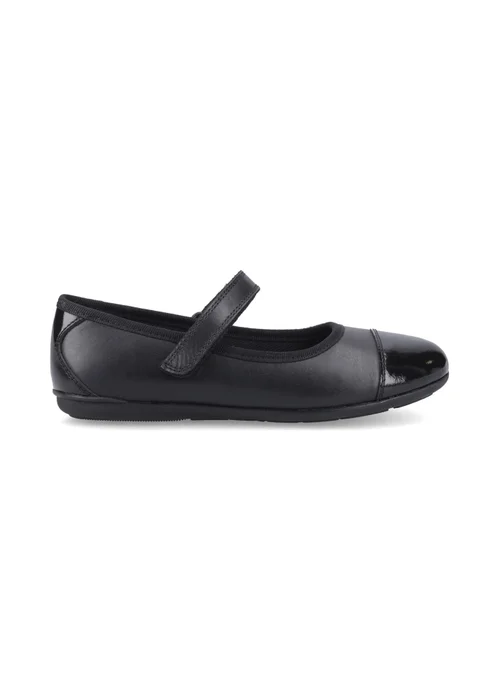 Hush Puppies Black Lottie Ballerina Jnr (4-10 Years) - Size 11 Infants Footwear Image 1