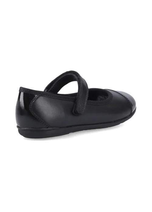 Hush Puppies Black Lottie Ballerina Jnr (4-10 Years) - Size 11 Infants Footwear Image 3