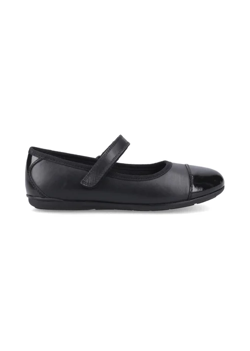 Hush Puppies Black Lottie Ballerina Snr (10-14 Years) - Size 3 Infants Footwear Image 1