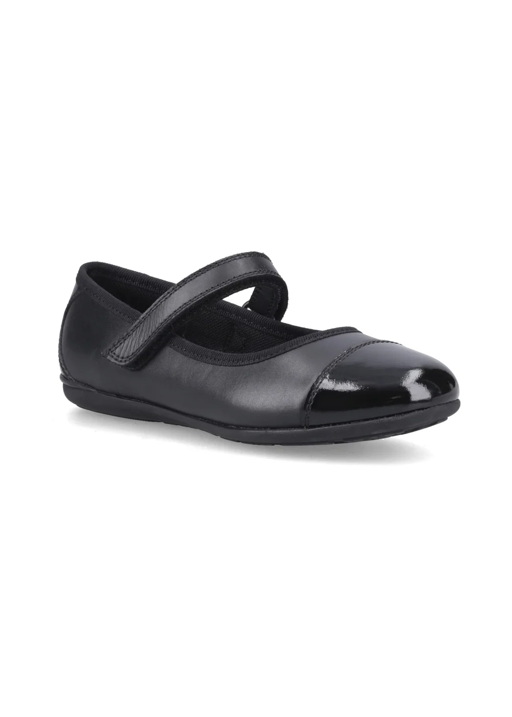 Hush Puppies Black Lottie Ballerina Snr (10-14 Years) - Size 3 Infants Footwear Image 2