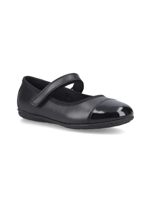 Hush Puppies Black Lottie Ballerina Snr (10-14 Years) - Size 3 Infants Footwear Image 2