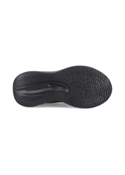 Hush Puppies Black Marty Trainer Snr (10-16 Years) - 4 Infant Image 4