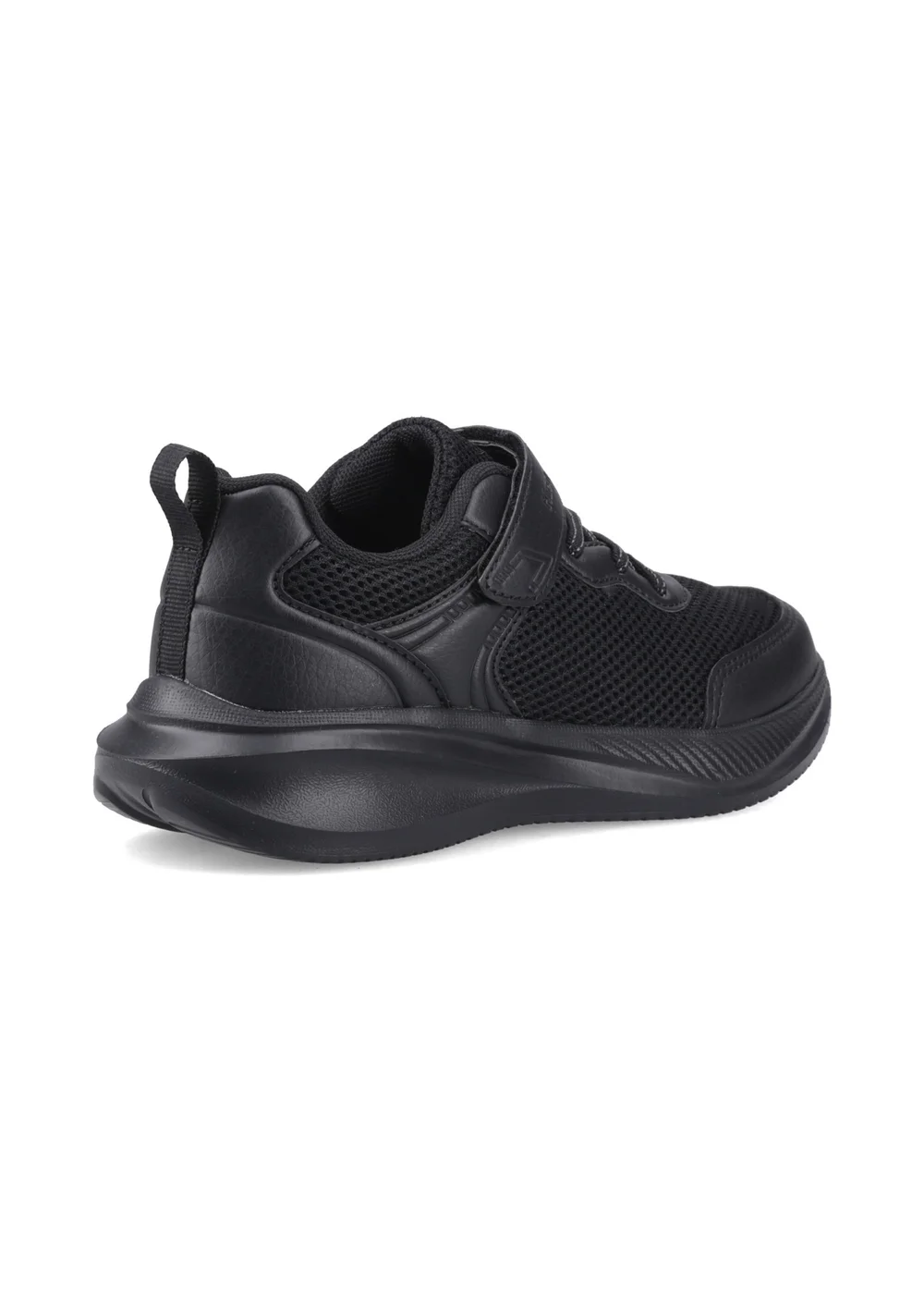 Hush Puppies Black Marty Trainer Snr (10-16 Years) - 4 Infant Image 3