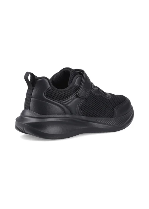 Hush Puppies Black Marty Trainer Snr (10-16 Years) - 4 Infant Image 3