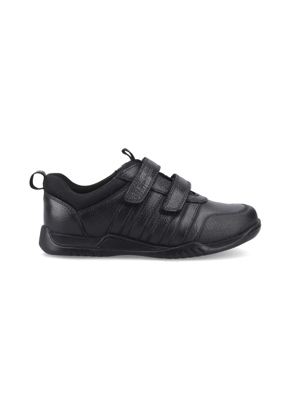 Hush Puppies Black Josh Touch Fasten 2 Snr (10-15 Years) - 6 Infants Image 1