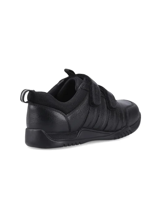 Hush Puppies Black Josh Touch Fasten 2 Snr (10-15 Years) - 6 Infants Image 3