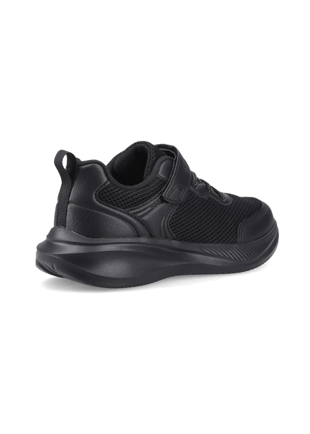 Hush Puppies Black Marty Trainer Snr (10-16 Years) - 7 Infants Image 3