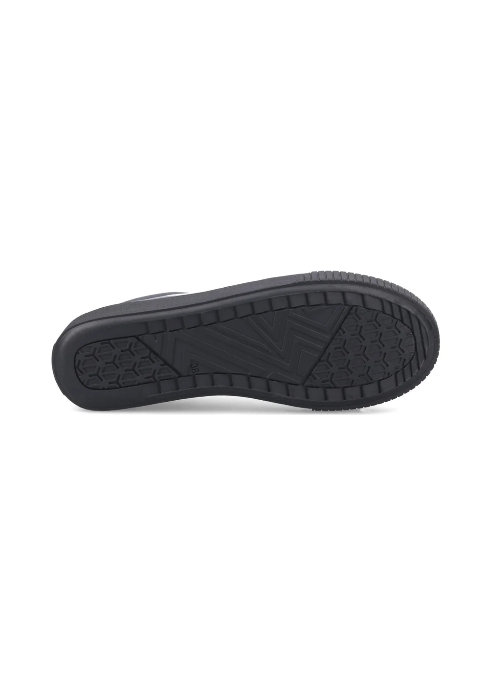Hush Puppies Black Patent Evelyn Lace Trainer (4-10 Years) - 2 Infant Image 4