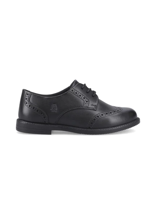 Hush Puppies Black Ava Brogue Sneaker (10-15 Years) - Size 4 Infants Footwear Image 1