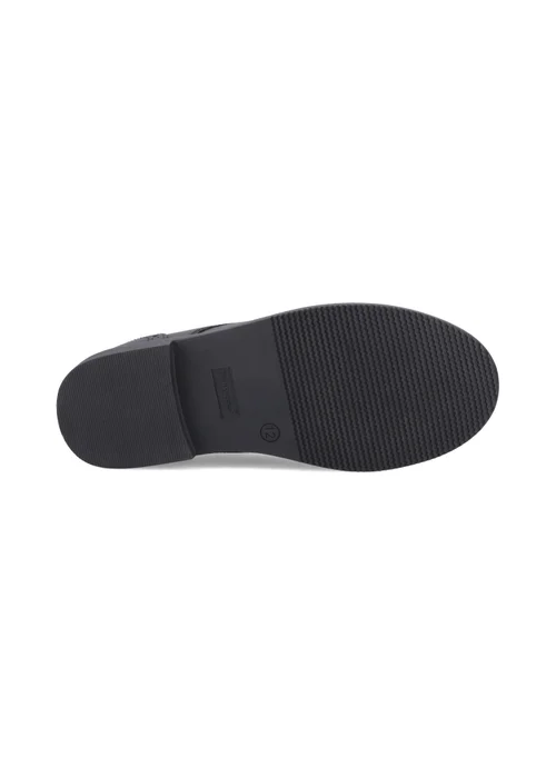 Hush Puppies Black Ava Brogue Sneaker (10-15 Years) - Size 4 Infants Footwear Image 4