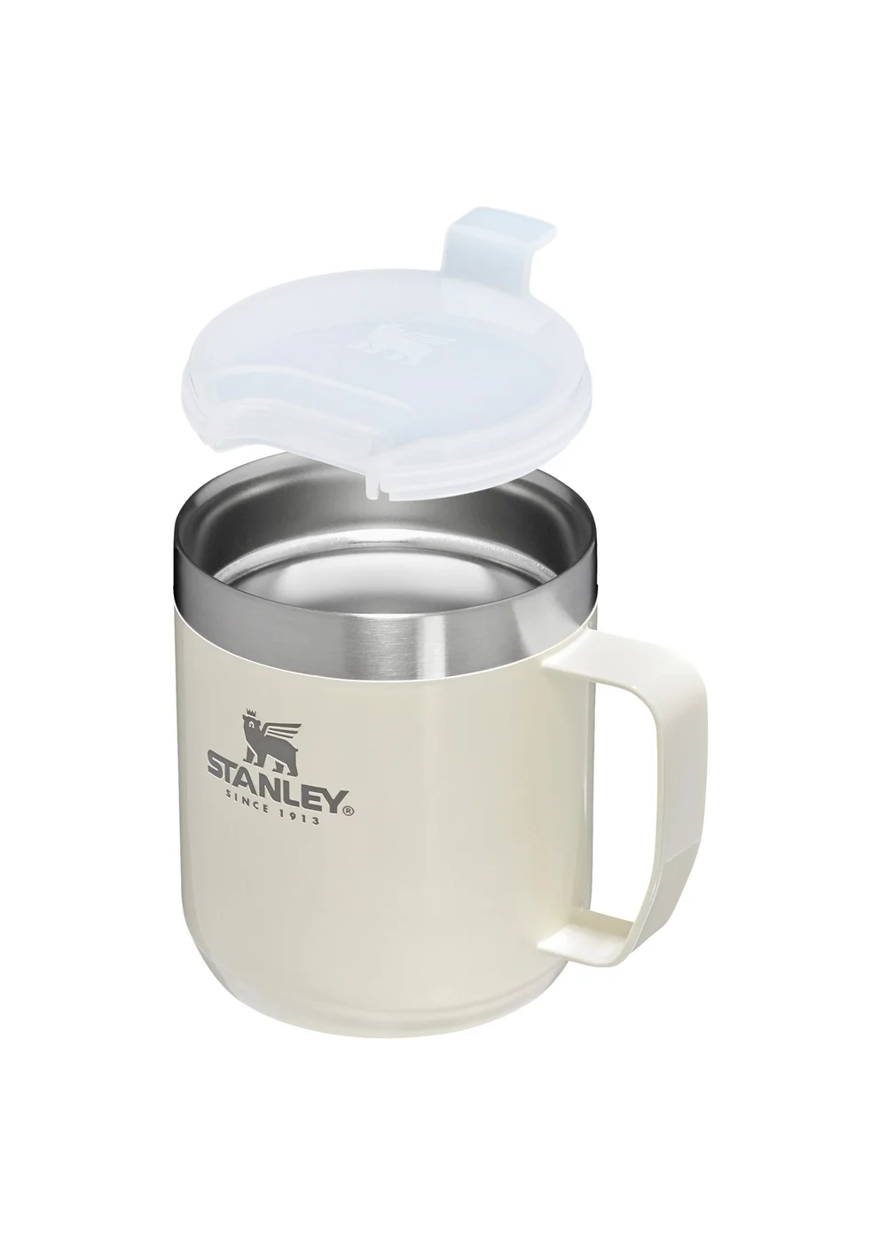 Stanley Cream Everyday Camp Mug Travel Cup (350ml) - One Size Image 2