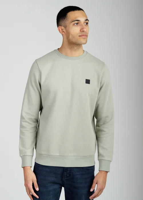 Tokyo Laundry Green Essential Brushed Fleece Crew Sweatshirt - L Image 2