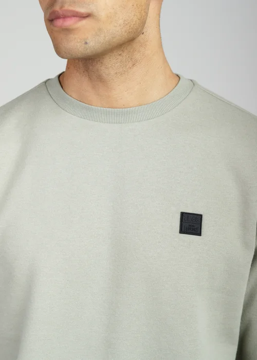 Tokyo Laundry Green Essential Brushed Fleece Crew Sweatshirt - L Image 4