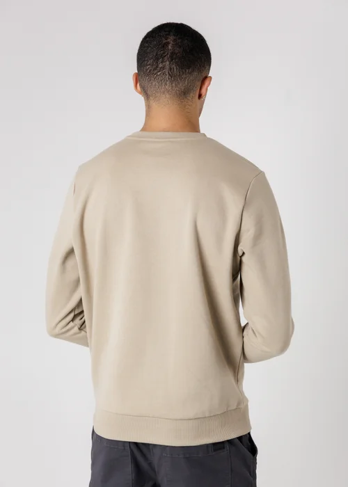 Tokyo Laundry Beige Essential Brushed Fleece Crew Sweatshirt - M Image 2