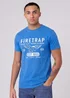 Firetrap Multi 3 Pack Regular Fit Cotton Crew T-Shirts - XL Image 4