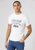 Firetrap Multi 3 Pack Regular Fit Cotton Crew T-Shirts - XL Image 2