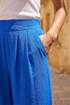 Roman Royal Blue Air Flow Pleat Cropped Trouser - 12 Image 4