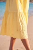 Roman Yellow Cotton Broderie Midi Dress - 20 Image 4