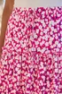 Roman Pink Petite Ditsy Floral Frill Skirt - 16 Image 4