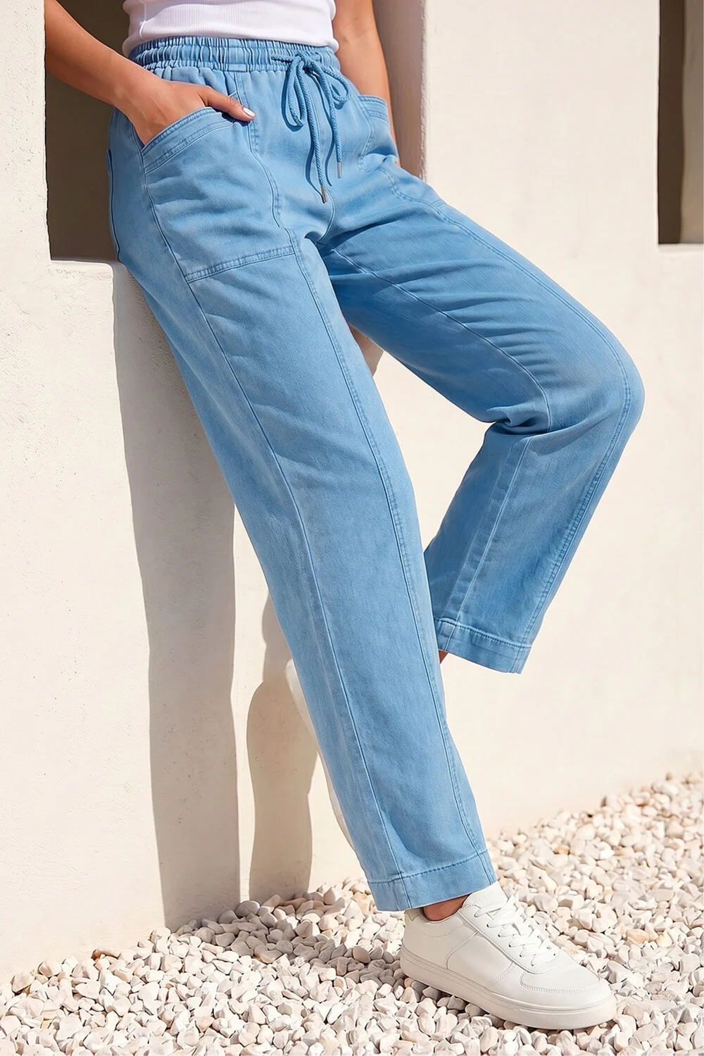 Roman Denim Petite Seam Detail Stretch Jean - 14 Image 2