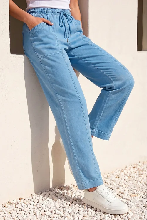 Roman Denim Petite Seam Detail Stretch Jean - 14 Image 2