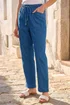 Roman Indigo Petite Seam Detail Stretch Jean - 14 Image 2