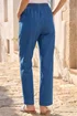 Roman Indigo Petite Seam Detail Stretch Jean - 14 Image 3