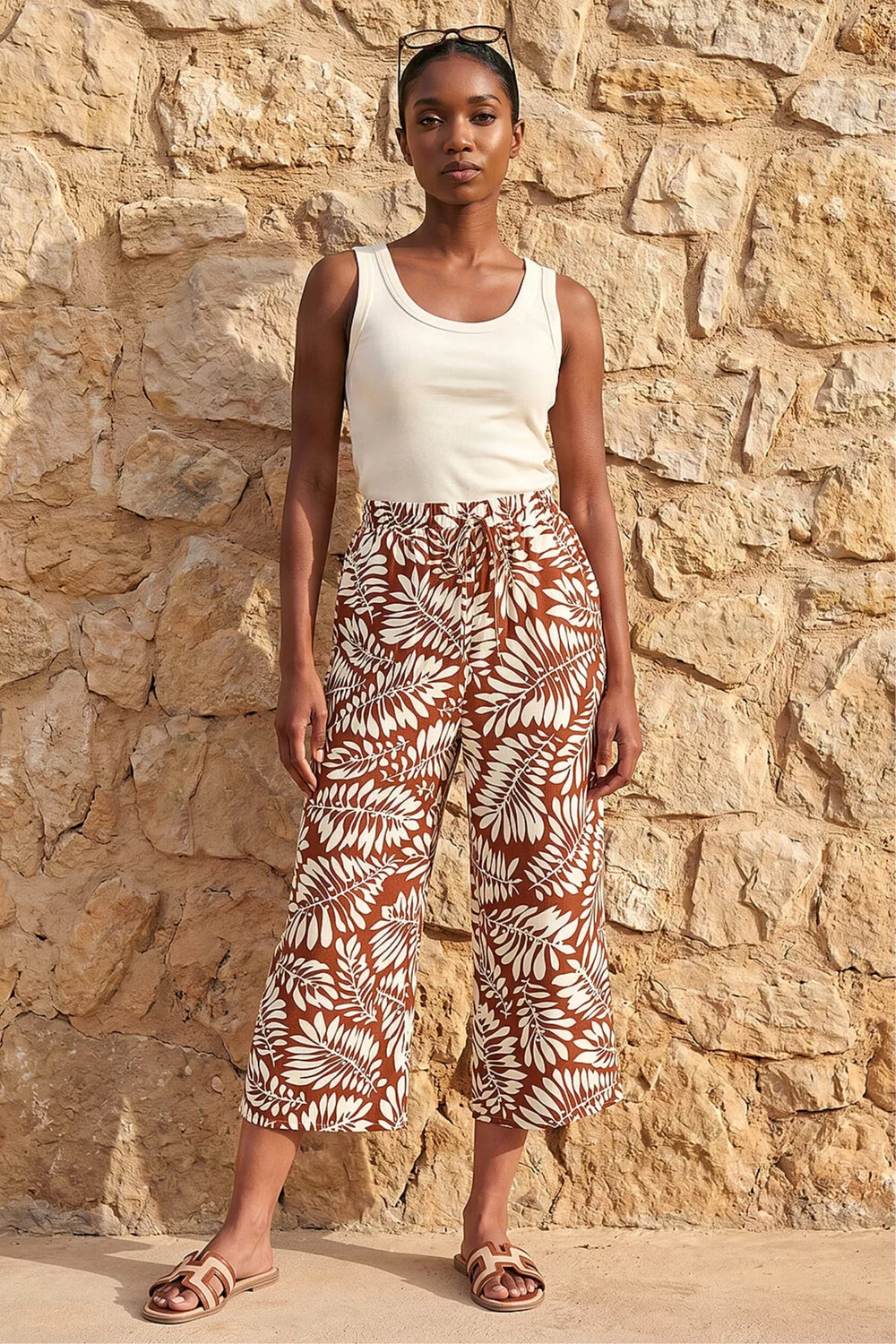 Roman Rust Petite Cropped Trousers - 18 Image 2