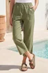 Roman Sage Petite Stretch Crop Trousers - 18 Image 2