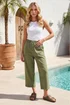Roman Sage Petite Stretch Crop Trousers - 18 Image 1