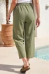 Roman Sage Petite Stretch Crop Trousers - 18 Image 3