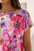 Roman Pink Floral Sparkle Top - 14 Image 4